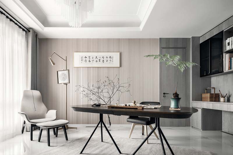欽州335㎡現(xiàn)代極簡(jiǎn)風(fēng)別墅裝修效果圖案例