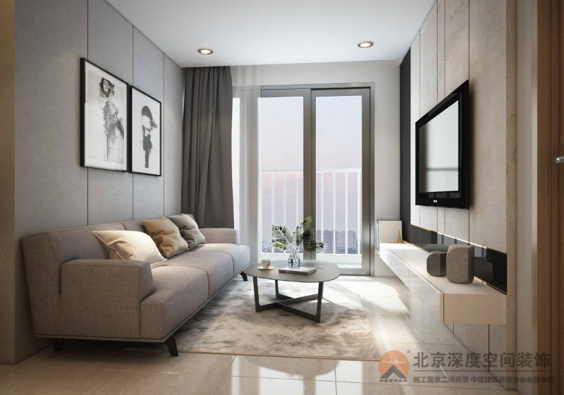 欽州光大白石湖廣場(chǎng)88㎡北歐風(fēng)格裝修效果圖案例