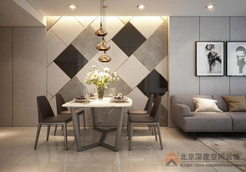欽州光大白石湖廣場(chǎng)88㎡北歐風(fēng)格裝修效果圖案例